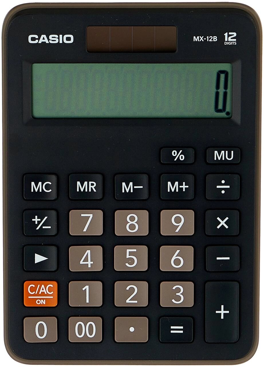 Калькулятор настольный CASIO MX-12B-W-EC от компании Trento - фото 1
