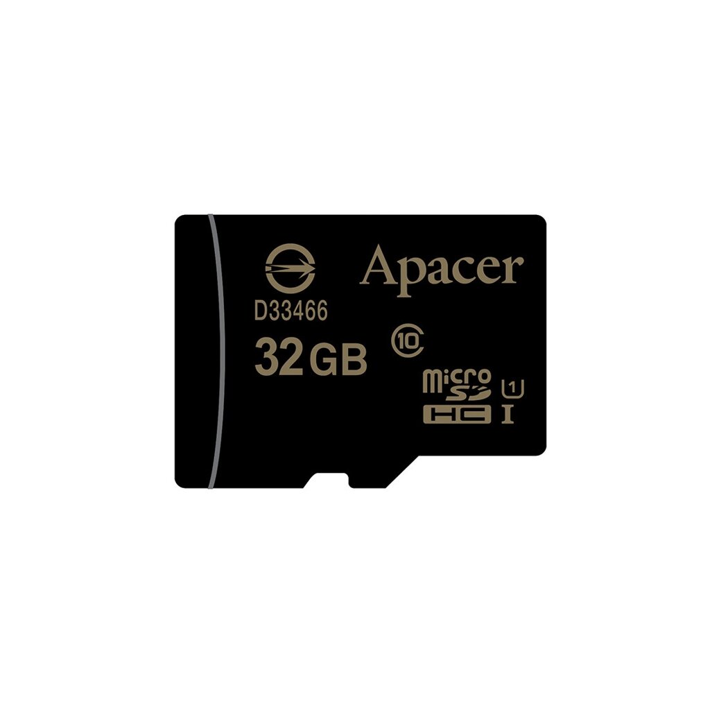 Карта памяти Apacer AP32GMCSH10U1-R 32GB + адаптер от компании Trento - фото 1