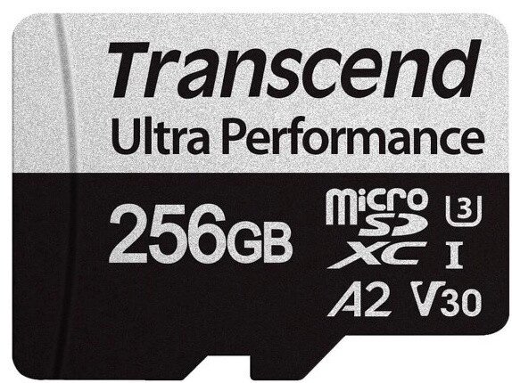 Карта памяти MicroSD 256GB Class 10 U3 Transcend TS256GUSD340S от компании Trento - фото 1