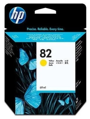 Картридж струйный HP C4913A, №82 Желтый 69мл., для HP DesignJet 500/500ps/800/800ps от компании Trento - фото 1