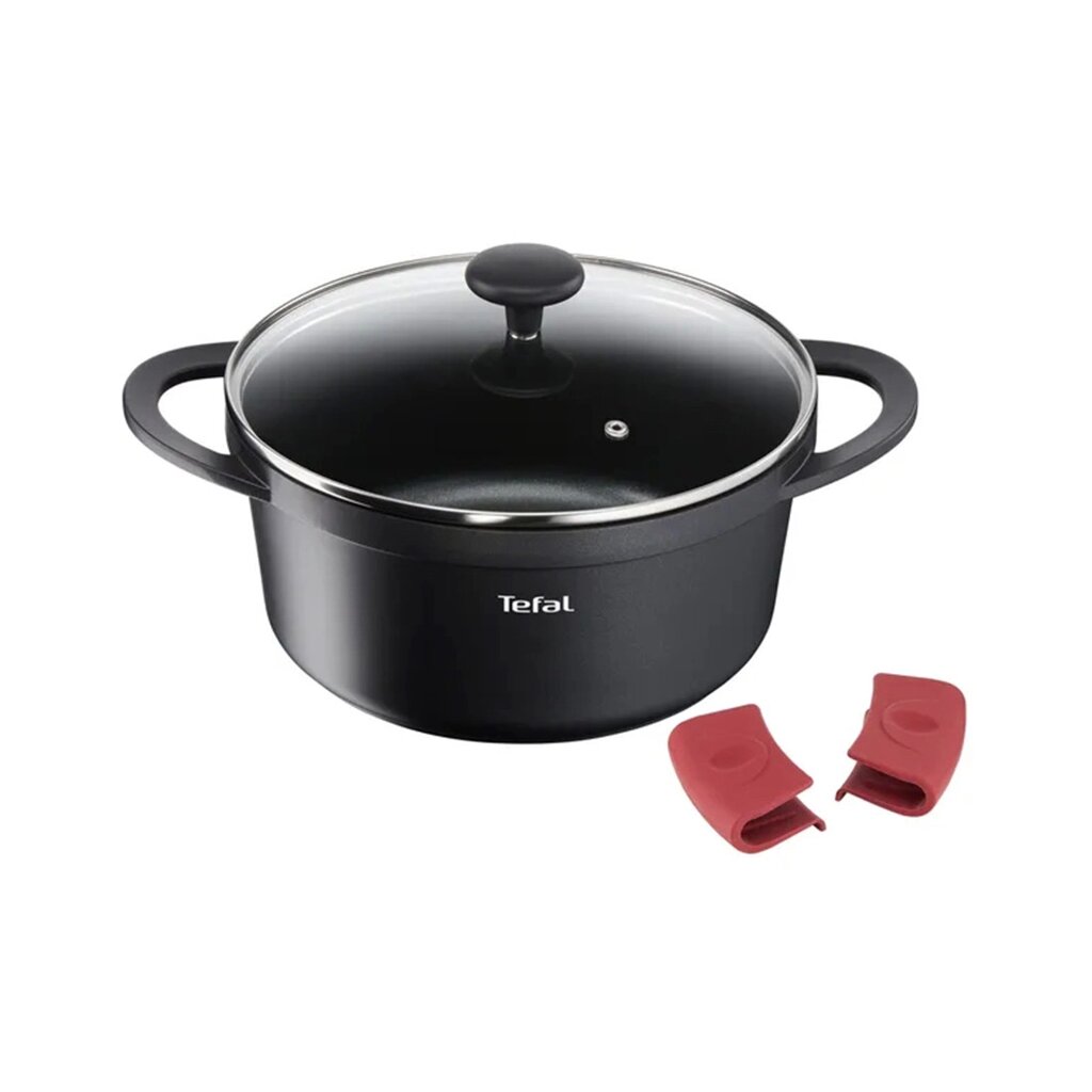 Кастрюля 24 с стек. крышкой TEFAL E2184675 от компании Trento - фото 1