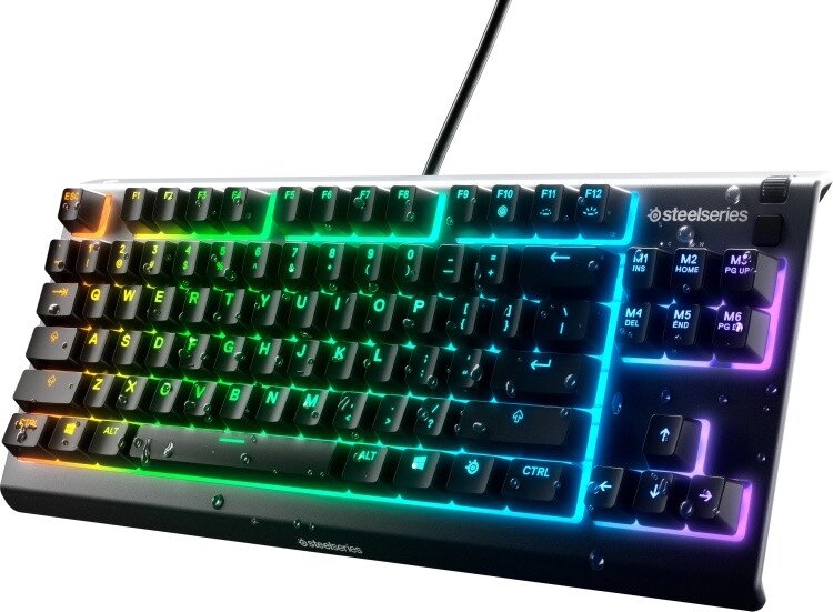 Клавиатура игровая Steelseries Apex 3 TKL US 64831 черный от компании Trento - фото 1