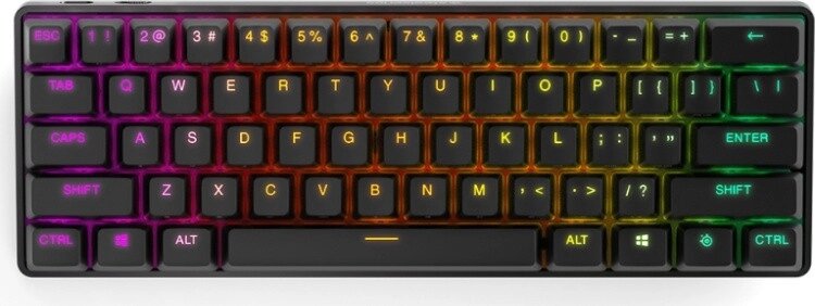 Клавиатура игровая Steelseries Apex Pro Mini Wireless US 64842 черный от компании Trento - фото 1