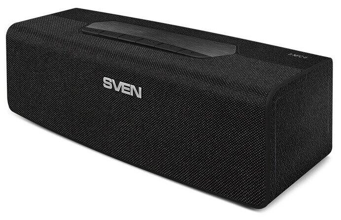 Колонка SVEN PS-192, black (16W, Bluetooth, FM, USB, microSD, 2400mA*h) от компании Trento - фото 1