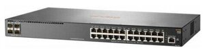 Коммутатор (свитч) HPE aruba 2930F 24G 4SFP (JL259A)