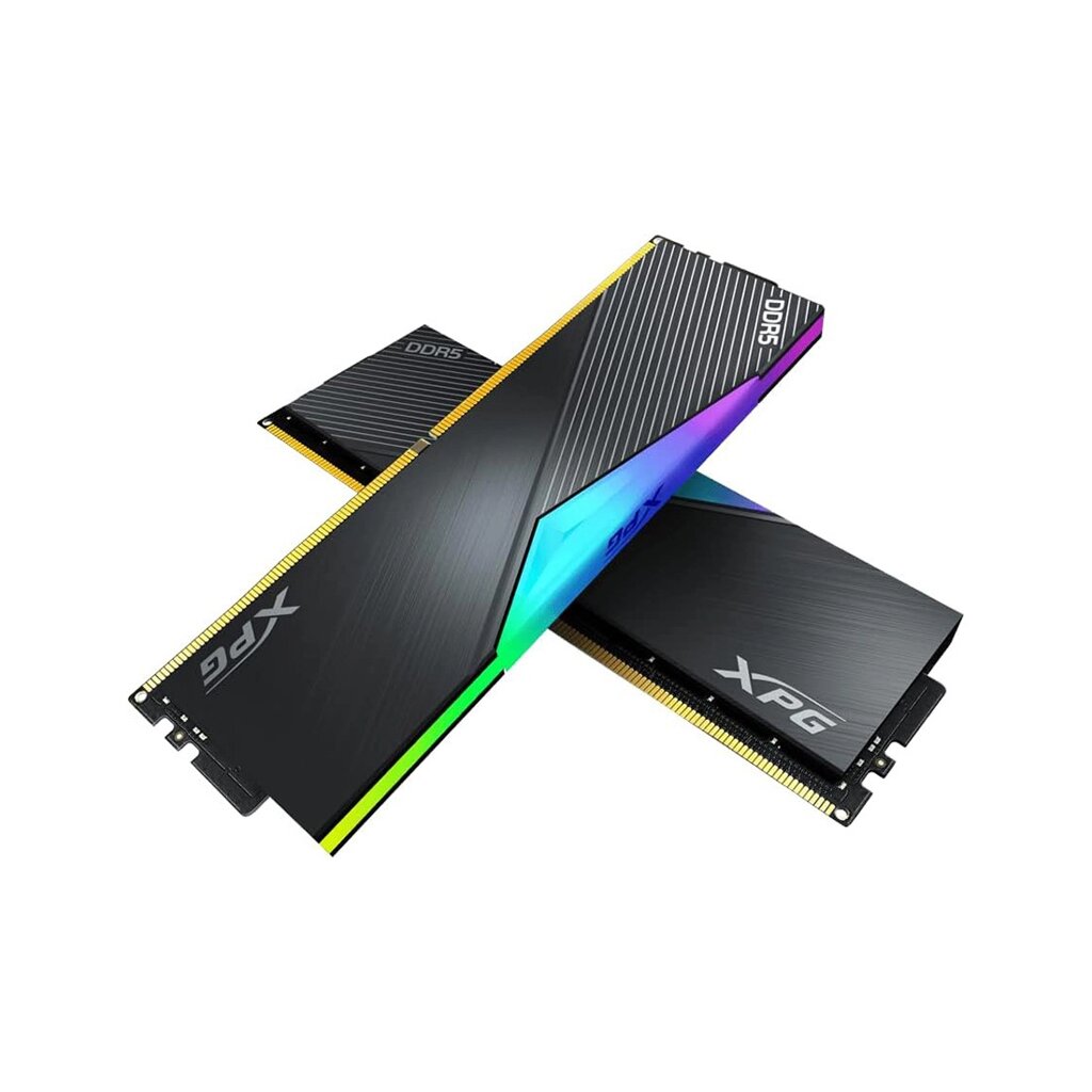 Комплект модулей памяти ADATA XPG Lancer RGB AX5U7200C3416G-DCLARBK DDR5 32GB (Kit 2x16GB) 7200MHz от компании Trento - фото 1