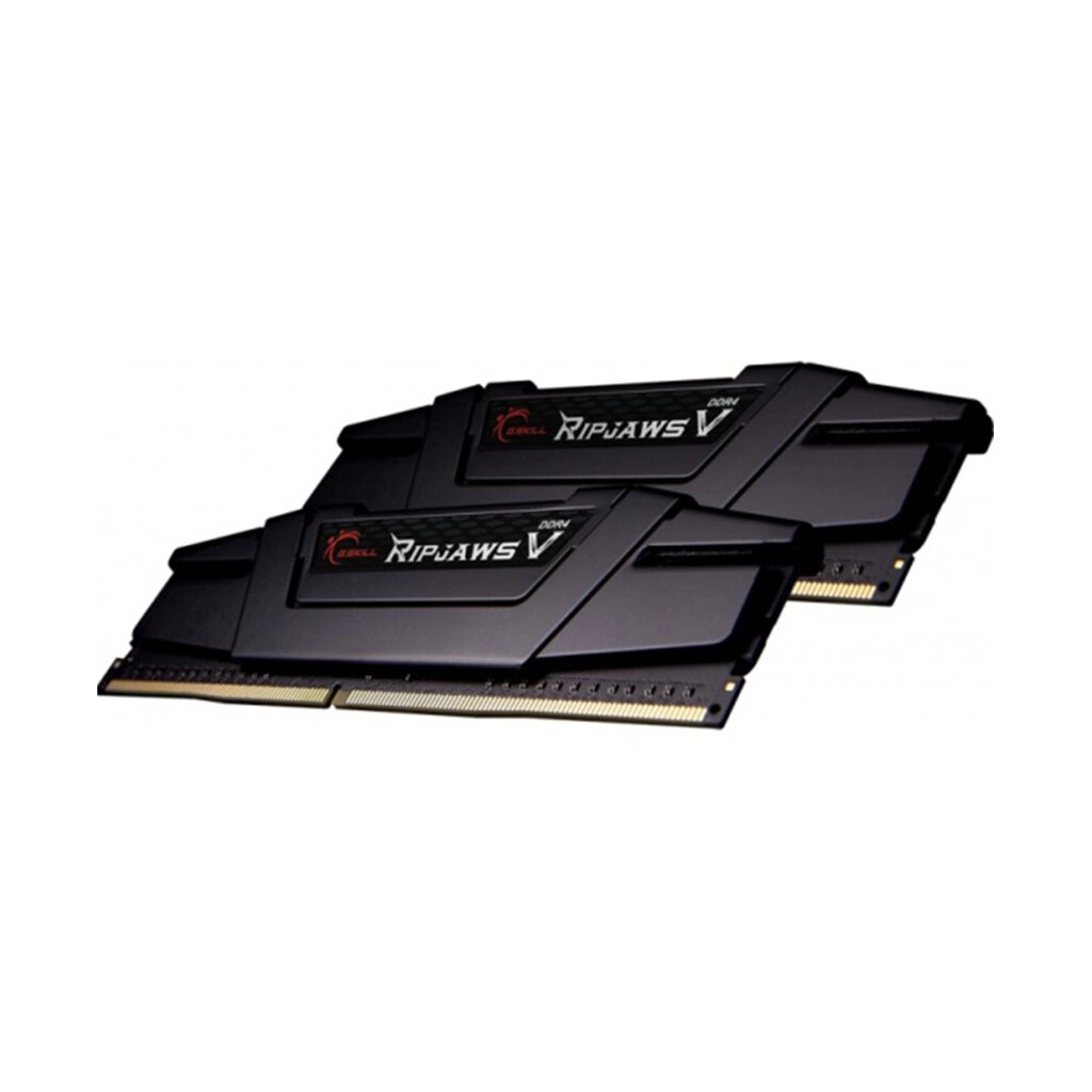 Комплект модулей памяти G. SKILL RipjawsV F4-3200C14D-64GVK DDR4 64GB (Kit 2x32GB) 3200MHz от компании Trento - фото 1