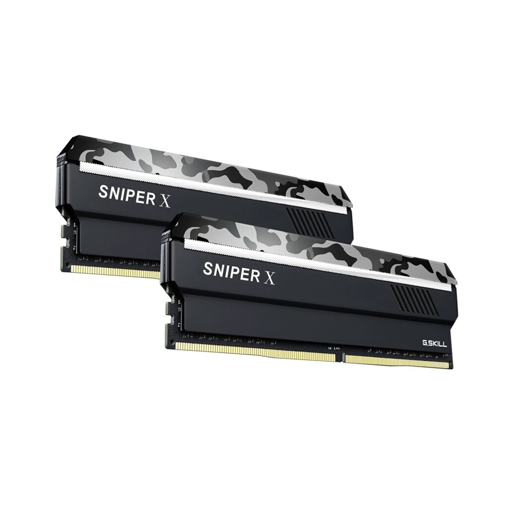 Комплект модулей памяти G. SKILL SniperX F4-2666C19D-16GSXW DDR4 16GB (Kit 2x8GB) 2666MHz от компании Trento - фото 1