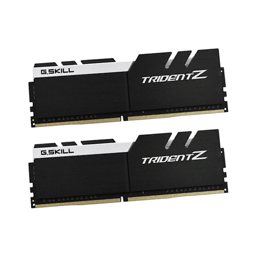 Комплект модулей памяти G. SKILL TridentZ F4-3200C16D-16GTZKW DDR4 16GB (Kit 2x8GB) 3200MHz от компании Trento - фото 1