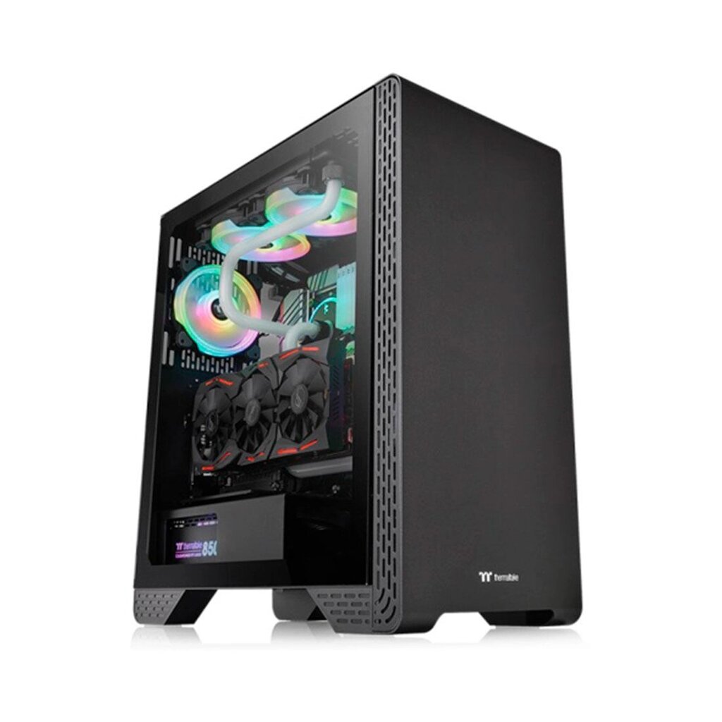 Компьютерный корпус Thermaltake S300 TG Black без Б/П от компании Trento - фото 1