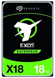 Корпоративный жесткий диск 18Tb Seagate EXOS X18 SATA3 3.5" 256Mb 7200rpm ST18000NM000J