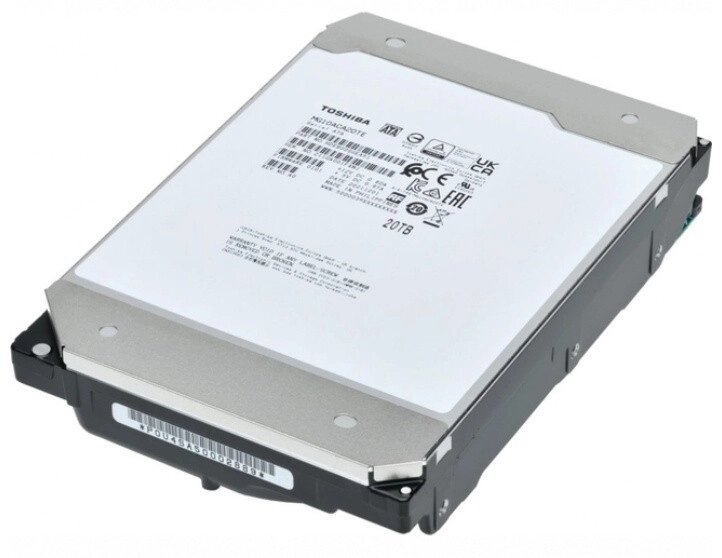 Корпоративный Жесткий Диск HDD 20Tb TOSHIBA Enterprise SATA 6Gb/s 7200rpm 512Mb 3.5" MG10ACA20TE от компании Trento - фото 1