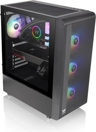 Корпус Thermaltake S200 TG ARGB/Black/Win/SPCC/TG*1/120mm ARGB Lite Fan*3, CA-1X2-00M1WN от компании Trento - фото 1