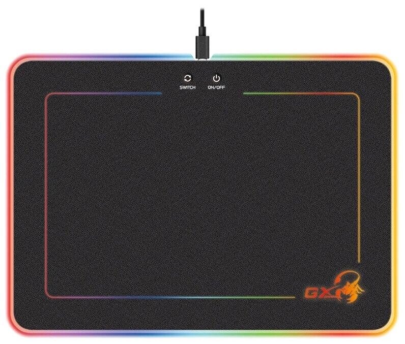 Коврик для мыши Genius RS2, GX-Pad 600H RGB, BLK, USB, 31250006400 от компании Trento - фото 1