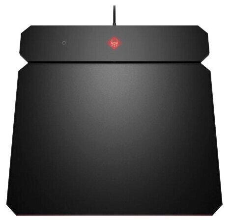 Коврик HP OMEN Outpost 6CM14AA/USB-A/зарядка Qi/черный от компании Trento - фото 1