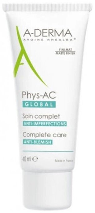 Крем для лица A-Derma Phys-AC Global Complete Anti-Blemish Care 40 мл (3282770105865) от компании Trento - фото 1