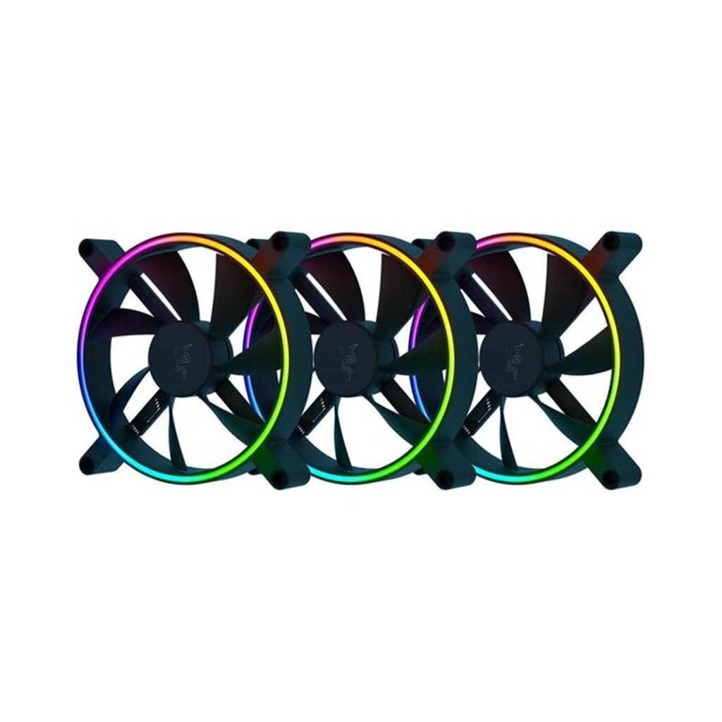 Кулер для компьютерного корпуса Razer Kunai Chroma 140MM 3 Fan от компании Trento - фото 1