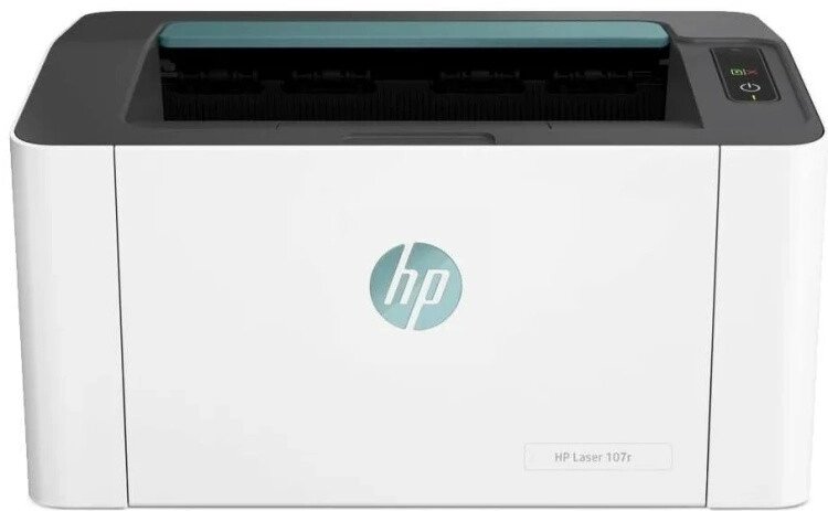 Лазерный принтер HP Laser 107r, A4 20 стр/мин, 1200x1200 dpi, нагрузка 10000стр/мес, лоток 150л, USB (5UE14A) от компании Trento - фото 1