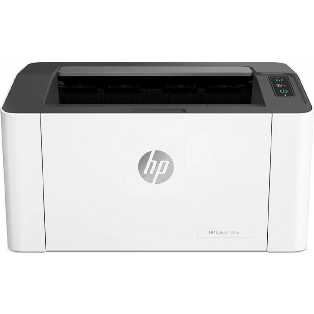 Лазерный принтер  HP Laser 107w, A4 20 стр/мин, 1200x1200 dpi, нагрузка 10000стр/мес, лоток 150л, Wi-Fi от компании Trento - фото 1