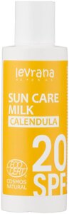 Levrana Солнцезащитное молочко для лица и тела "Календула" 20 SPF