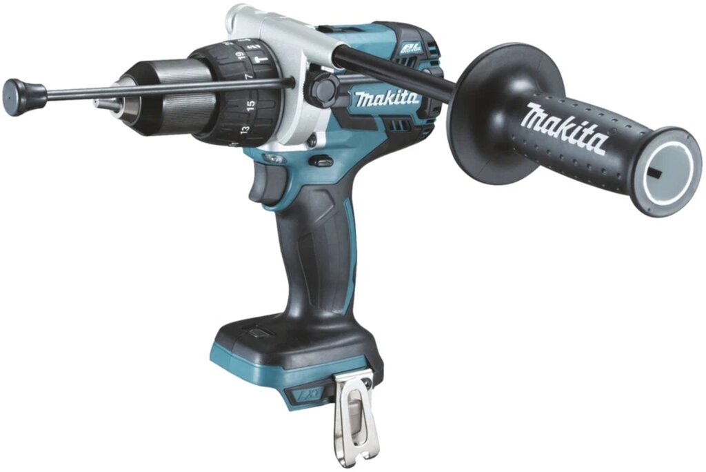 Makita DHP481ZJ SOLO Шуруповёрт ударный аккум. В MakPac-3 (18.0 В, 115 Нм, Bl-мотор, бок. рукоятка) от компании Trento - фото 1