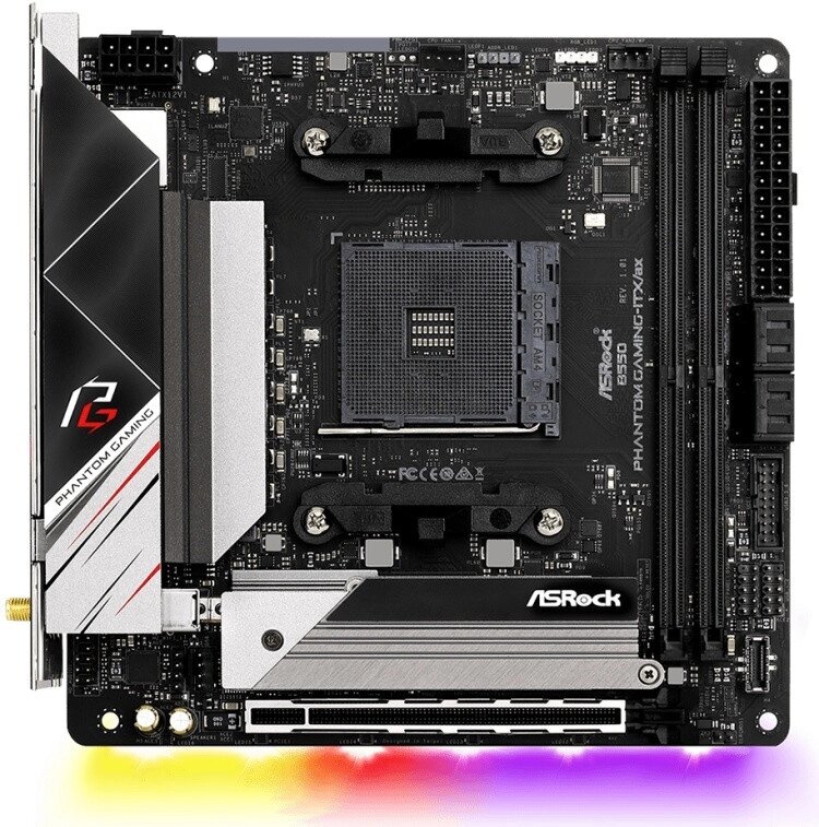 Материнская плата ASRock B550 Phantom Gaming-ITX/ax от компании Trento - фото 1