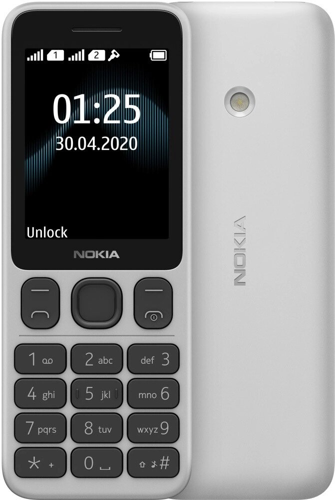 Мобильный телефон Nokia 125 DS белый от компании Trento - фото 1