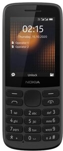 Мобильный телефон Nokia 215 4G DS черный