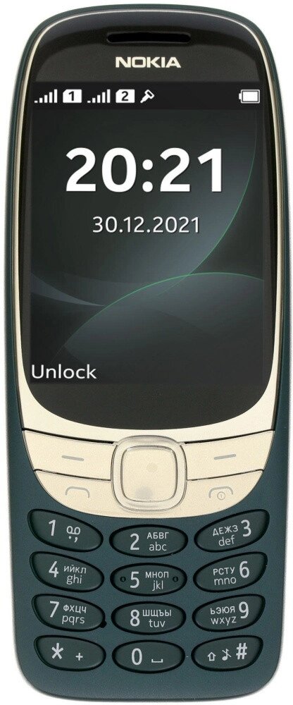Мобильный телефон Nokia 6310 зеленый от компании Trento - фото 1