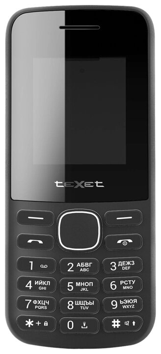 Мобильный телефон Texet TM-117 черный от компании Trento - фото 1