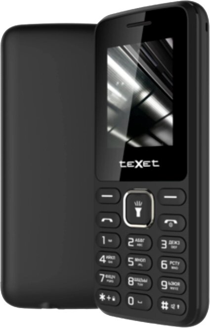 Мобильный телефон Texet TM-118 черный от компании Trento - фото 1
