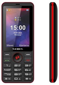 Мобильный телефон Texet TM-321 черно-красный