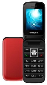 Мобильный телефон Texet TM-422 гранатовый