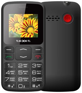 Мобильный телефон Texet TM-B208 черный