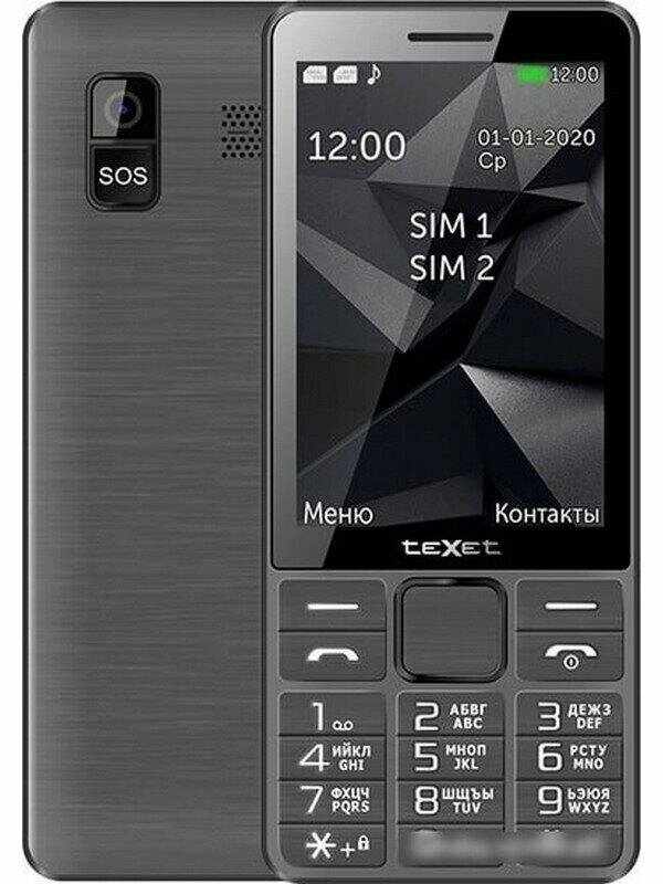 Мобильный телефон Texet TM-D324 серый от компании Trento - фото 1