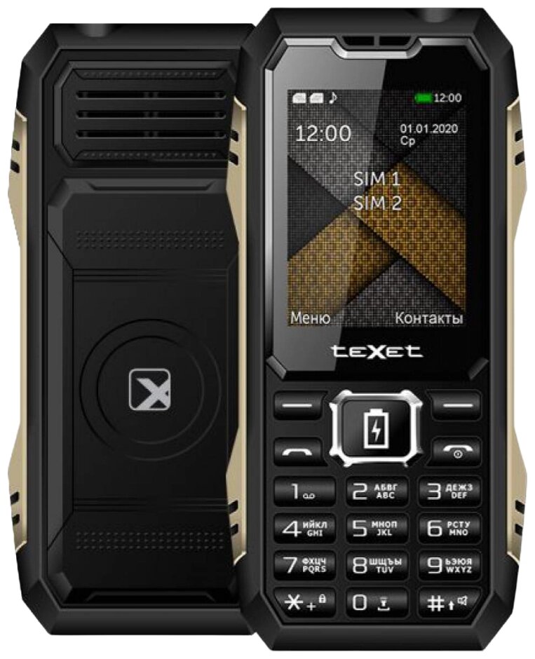 Мобильный телефон Texet TM-D428 черный от компании Trento - фото 1