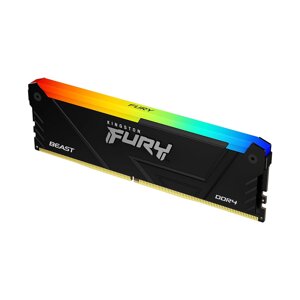 Модуль памяти kingston FURY beast black KF436C18BB2a/16 DDR4 16GB 3600mhz