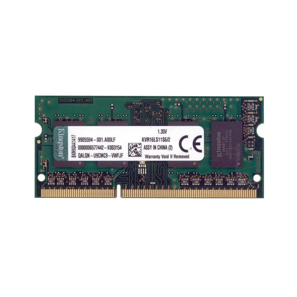 Модуль памяти Kingston ValueRAM KVR16LS11S6/2 DDR3 2GB 1600MHz от компании Trento - фото 1