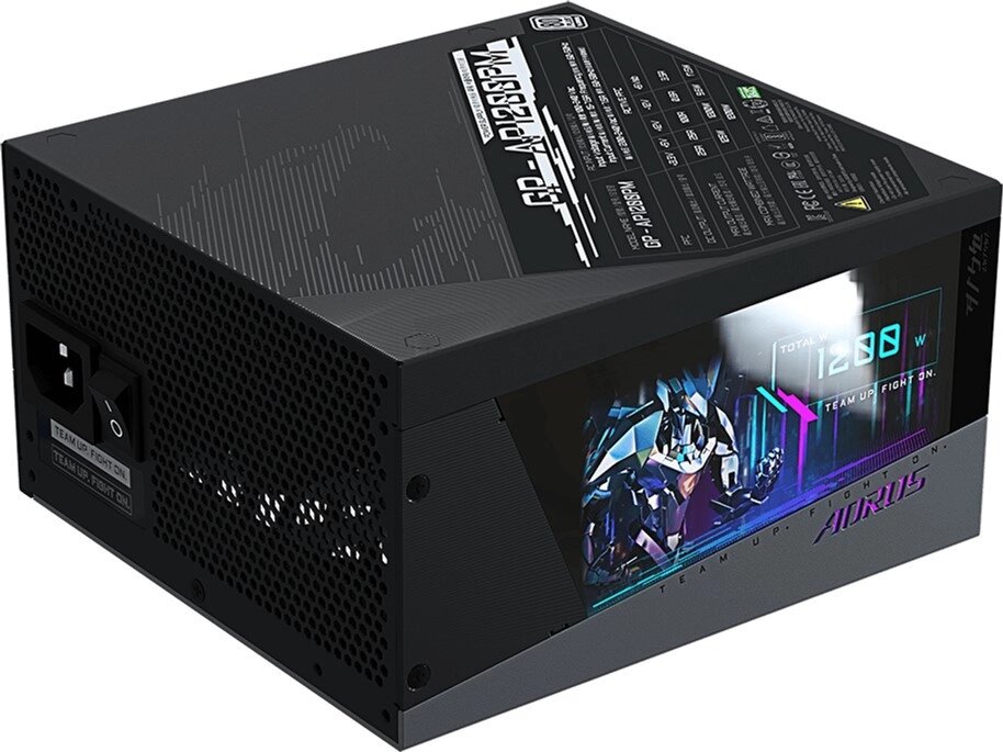 Модульный Блок Питания Gigabyte AORUS P1200W 80+ PLATINUM BOX от компании Trento - фото 1