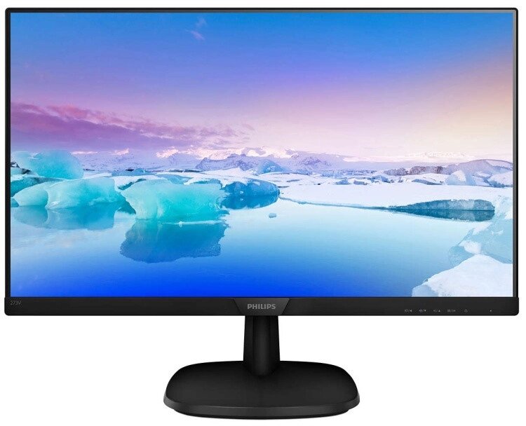 Монитор 27" PHILIPS 273V7QDAB/01 IPS W-LED Черный от компании Trento - фото 1