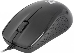 Мышь Defender Optimum MB-160 (Черный), USB 2кн, 1кл-кн, 1,5 м, коробочка (521604)