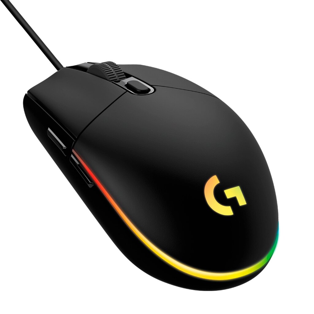 Мышь игровая Logitech G102 LIGHTSYNC BLACK 8000dpi/USB/2М/RGB (910-005823) от компании Trento - фото 1