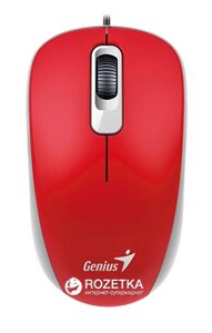 Мышь оптическая Genius DX-110, USB, Red, G5 31010116104