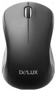 Мышка беспроводная Delux DLM-391OGB Оптическая 1000dpi/2,4Ghz/ Черный