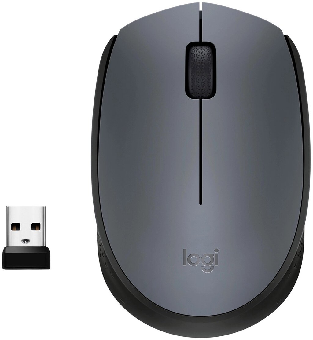 Мышка беспроводная Logitech M170 Grey-K (910-004642) от компании Trento - фото 1