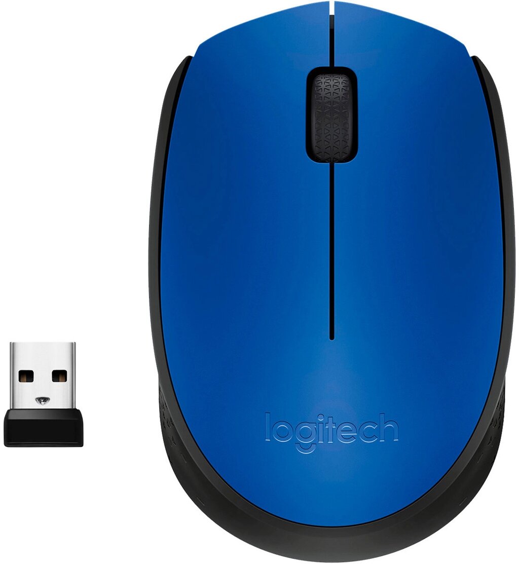 Мышка беспроводная Logitech M171 Blue (910-004640) от компании Trento - фото 1