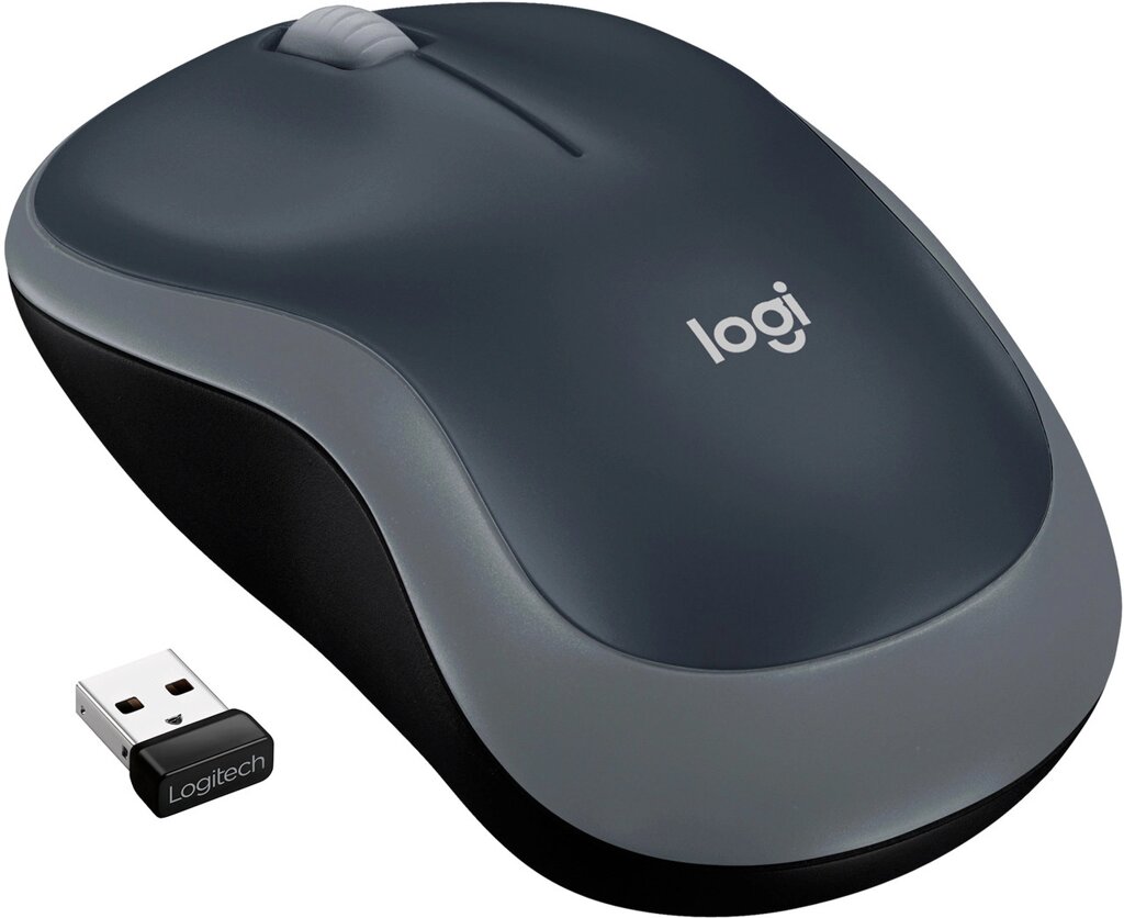 Мышка беспроводная Logitech M185 Swift Grey (910-002238) от компании Trento - фото 1