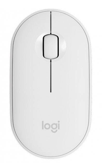 Мышка беспроводная Logitech Pebble M350 - OFF-WHITE - 2.4GHZ/BT - EMEA - CLOSED BOX (910-005716) от компании Trento - фото 1