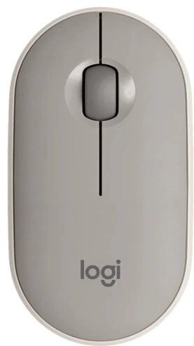 Мышка беспроводная Logitech Pebble M350 - SAND - 2.4GHZ/BT/EMEA /CLOSED BOX (910-006751) от компании Trento - фото 1