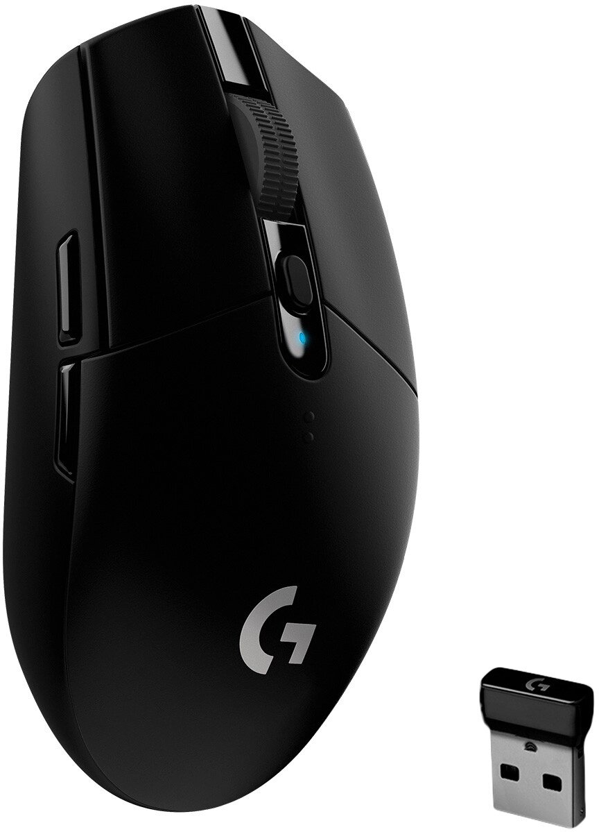 Мышка игровая беспроводная LOGITECH G305 LIGHTSPEED BLACK 12000dpi/BT/RGB/99g (910-005282) от компании Trento - фото 1